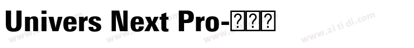 Univers Next Pro字体转换